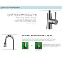 Buy cheap 360 Degree Swiveling Spout Retractable Kitchen Faucet sus304 stainless tap product