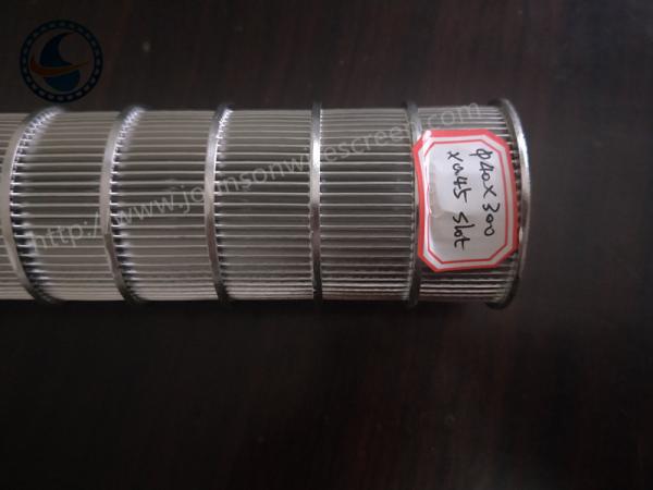 Buy cheap Stainless Steel 304 Welding Wedge Wire Screen OD 40mm For Filtration from wholesalers
