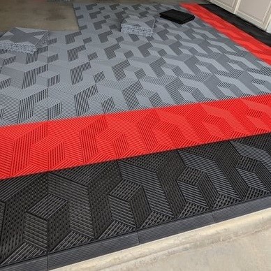 400x400 Heavy Duty Garage Tiles OEM Plastic Interlocking Garage Floor Tiles