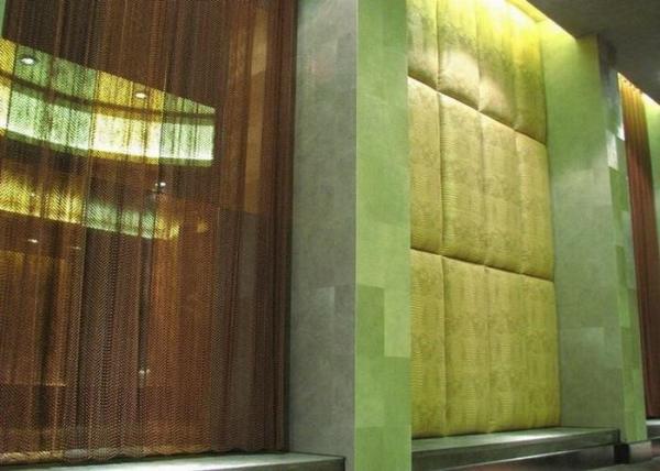 Buy cheap Decorative Metal Mesh Curtains Lightweight For Hotel / Lobby Gold / Gunmetal from wholesalers