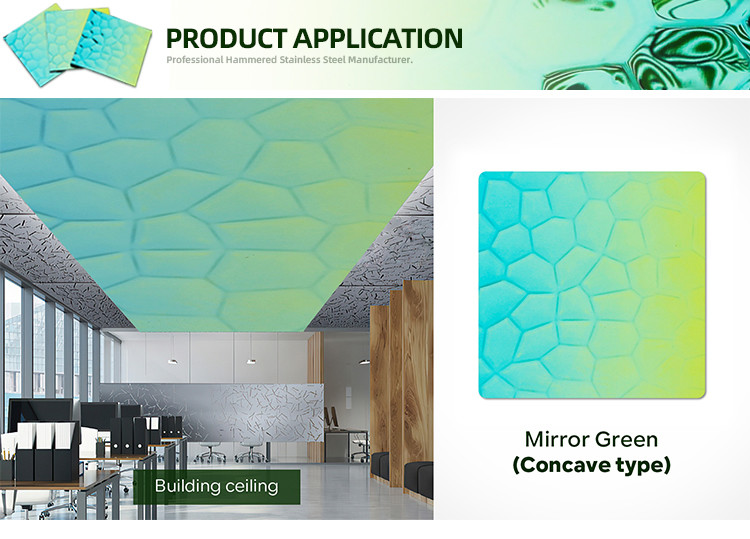 304 Gradient Water Corrugated Stamping Sheet For Wall Decoration