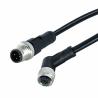 Buy cheap Flexible 3 Pins M12 Power M12 Wire Connectors Cable Male Female Outdoor Watertight Sensor from wholesalers
