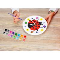 Buy cheap Children's Arts And Crafts Toys DIY Assemble Plaster Clock Lovely Ladybug Design product