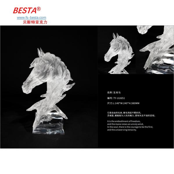 Acrylic Polymer Figurines Damp Cloth Care Instructions For Acrylic / PMMA