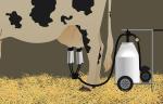 Diesel Engine Mobile Cow Portable Milking Machine Electric Goat Vacuum Pump