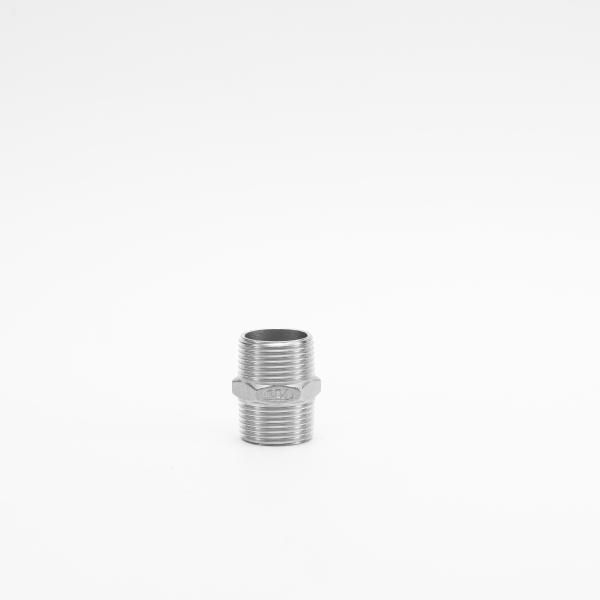 F316 F316L F304L Stainless Steel Screwed Pipe Fittings BSPT Stainless Steel Hex