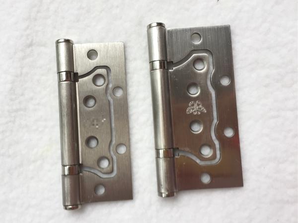 Buy cheap 100*75*2.5mm 100*52mm Flush Door Hinges , Long Butt Hinge With OEM Design from wholesalers