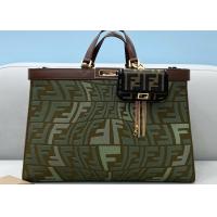Buy cheap Capsule Series F Letters 3D Effect Large Green Tote Bag Psychedelic Style product