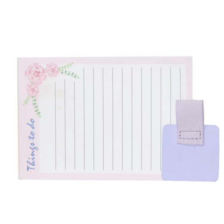 Custom Logo Paper Sticky Notes Mini Magnetic Notepad For Girls