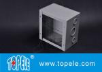 Steel Conduit Square Outdoor Electrical Junction Box Metal Weatherproof