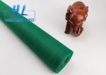 Green Color Plain Weave Fiberglass Mosquito Net Against Flies 1m - 3m Width