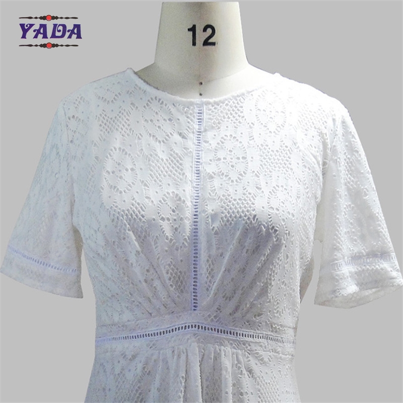 Fashion lace kate middleton wrap shirt dress plus size for women elegant