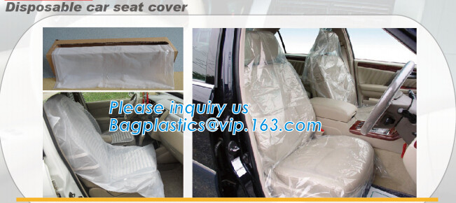 Tire Printed Plastic Car Seat Covers , Car Wheel Cover Van SUV MVP Spare Tire Tote