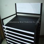 Width 484mm Length 620mm Metal Magazine Display Rack , Journal Display Rack