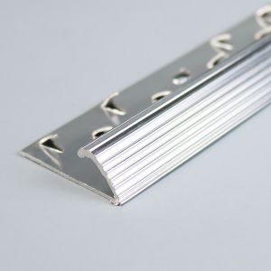 Buy cheap Silver Aluminum Metal Carpet Edging Trim 36.8x0.85mm from wholesalers