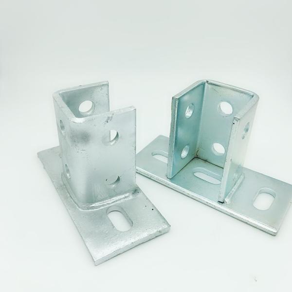 Buy cheap 12 Gauge 4 Holes Base Corrosion Resistant Strut Channel Fitting from wholesalers