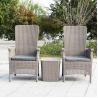 Buy cheap Garden Chair for Outdoor Furniture Plastic High Back Coffee Dining Arm Chair in Patio from wholesalers