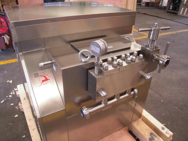 Buy cheap 500 L/H Ice Cream Homogenizer , Milk Homogeniser Stainless Steel Material from wholesalers
