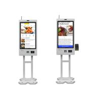 Buy cheap Fast Food Restaurants Self Terminal Ordering Payment Kiosks Cash Bill Print product