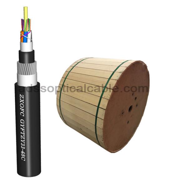 Buy cheap GYFTZY33 Undersea Fiber Optic Cable SM MM With Flame Retardant Sheath from wholesalers