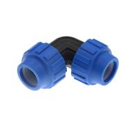 Buy cheap Compression Elbow Irrigation Tubing Connectors 90 Degree Pipe Fittings Impact product