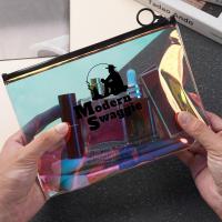 Buy cheap Hot Holographic Laser Reflective Pvc Zipper Bag for Cosmetics Packaging product