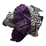 Free Sample Cotton t shirt hosiery cutting waste rags Dark Color Mixed T Shirt