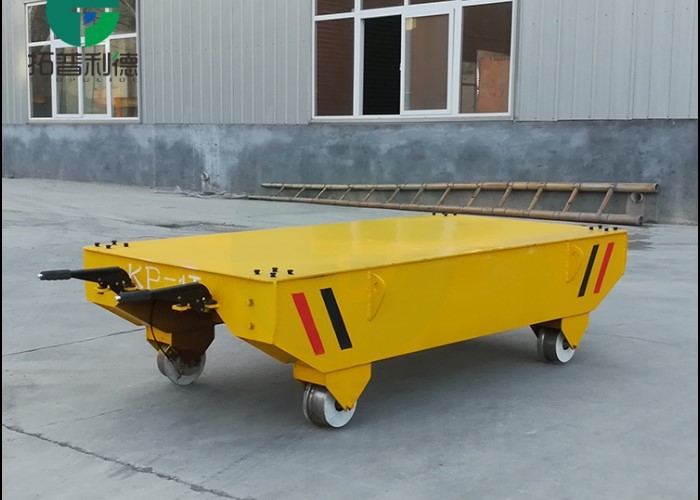 customized manual rail cart applied train railway with railings
