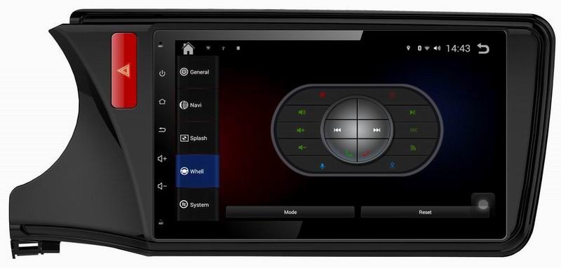 Ouchuangbo auto radio DVD player for Honda City 2015 with 3G wifi SWC Cortex A9 Quad core Android 4.4 System