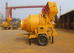 5.5KW Electric Motor Concrete Batch Plant , 0.35CBM Mobile Electric Concrete