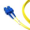 Buy cheap Fc To Sc 2mm 3mm Pvc/Lszh Simplex Jumper Fiber Optic Patch Cord from wholesalers