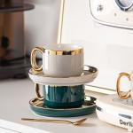 Business Gifts Occasion Porcelain Gold Rim Cup And Saucer Set For Mom On Mother