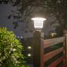 Buy cheap Garden Yard Solar Led Post Lamp Fixture Light Outdoor 5V 4.5W 26x26x25cm from wholesalers