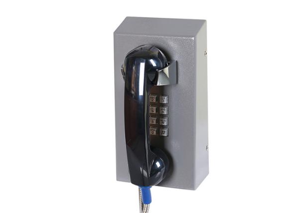 Buy cheap Cold Rolled Steel Prison Visitation Phone , Jail Telephone ABS Material With Armored Cord from wholesalers
