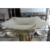 Buy cheap White Jade Countertop Sink Basin Onyx Bathroom Vessel Sink Cream Jade Onyx Washing Basin from wholesalers