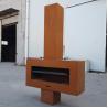 Buy cheap Freestanding Rusted Corten Steel Outdoor Fireplace Garden Warming from wholesalers