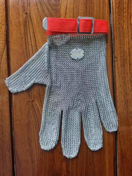 Buy cheap Stainless steel CUT RESISTANT GLOVES ring mesh chain mail mesh auti-cutting safety gloves S M L XL XXL from wholesalers
