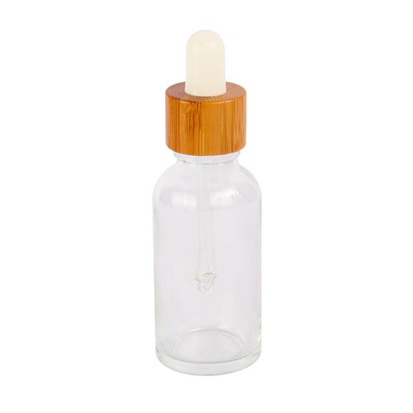 Buy cheap Round Cosmetic Dropper Bottle Bamboo Glass Dropper Bottle 15ml 20ml 30ml 50ml 100ml from wholesalers
