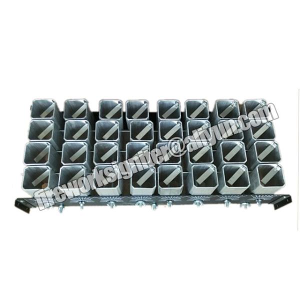 Buy cheap 2inch 32shots Pyrotechnics Aluminum Fireworks Racks from wholesalers