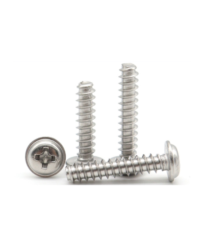 Finish OEM ODM Stainless Steel Phillips/Torx Pan Washer Head Self Tapping Shoulder Screws Cross Recessed Wafer Head Self Tapping Screw