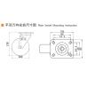 Buy cheap Yellow Industrial Castor Wheels 4 Inch 100mm 300 Kg Caster Wheels from wholesalers