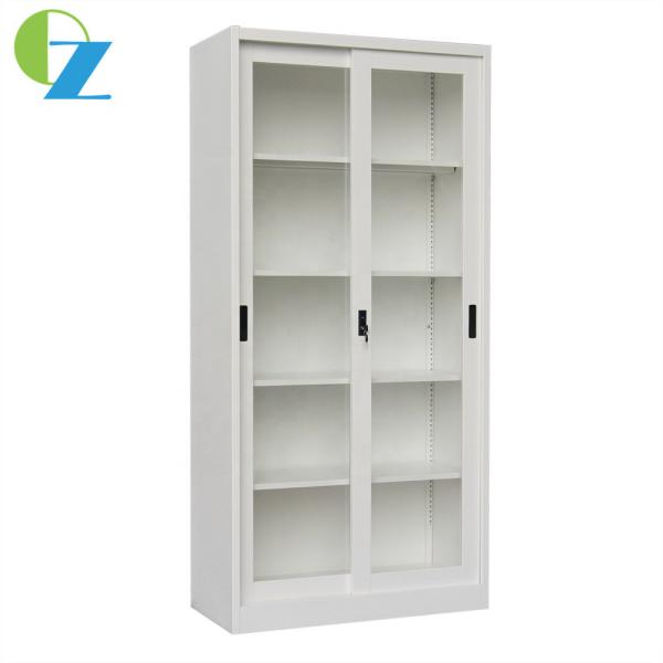 Buy cheap 2 Glass Sliding Door File Steel Office Cupboard Metal Storage from wholesalers