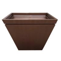 Buy cheap Luxury outdoor large tree planter large metal square flower pot product