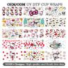 Buy cheap Factory Hot Sale Good Quality Ready To Ship Cartoon Transfer Logo Sticker Vinyl UV DTF Cup Wrap Transfers 16oz from wholesalers