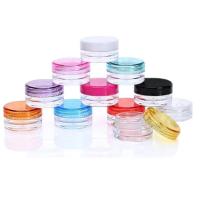 Buy cheap Colorful Plastic Cosmetic Jars For Cream Lotion Packing 5g 10g 15g product