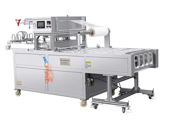 Linear Automatic Vacuum MAP Sealing Machine Gas Flush Equipment For Perserving