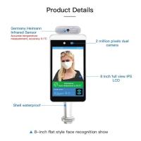 Buy cheap 15W 8 Inch Face Recognition Infrared Human Body Thermometer product