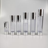 Buy cheap 30ml Lotion Press Bottle of Cosmetic Vacuum Bottle with PMMA Cap product