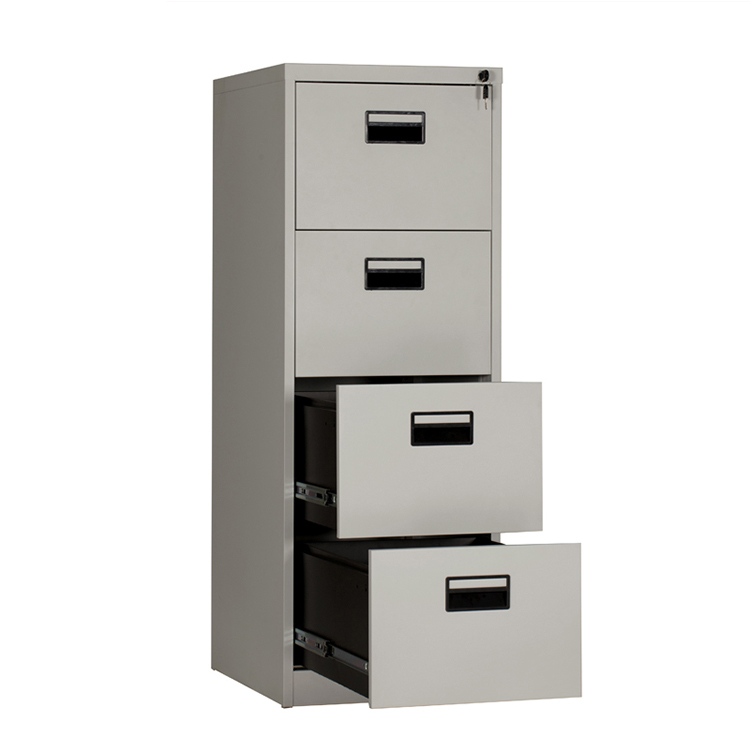 Office Metal Furniture Steel Legal Size 4 Drawer Filing Cabinet With Safe Vault