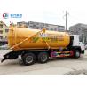 Buy cheap Sinotruk HOWO 6x4 15cbm 16cbm 18cbm 20cbm Vacuum Sewage Suction Truck from wholesalers